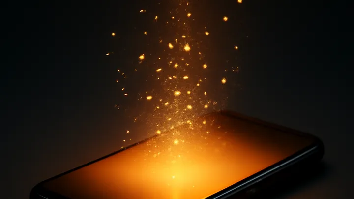 FSG777 COM Modern phone with glowing screen